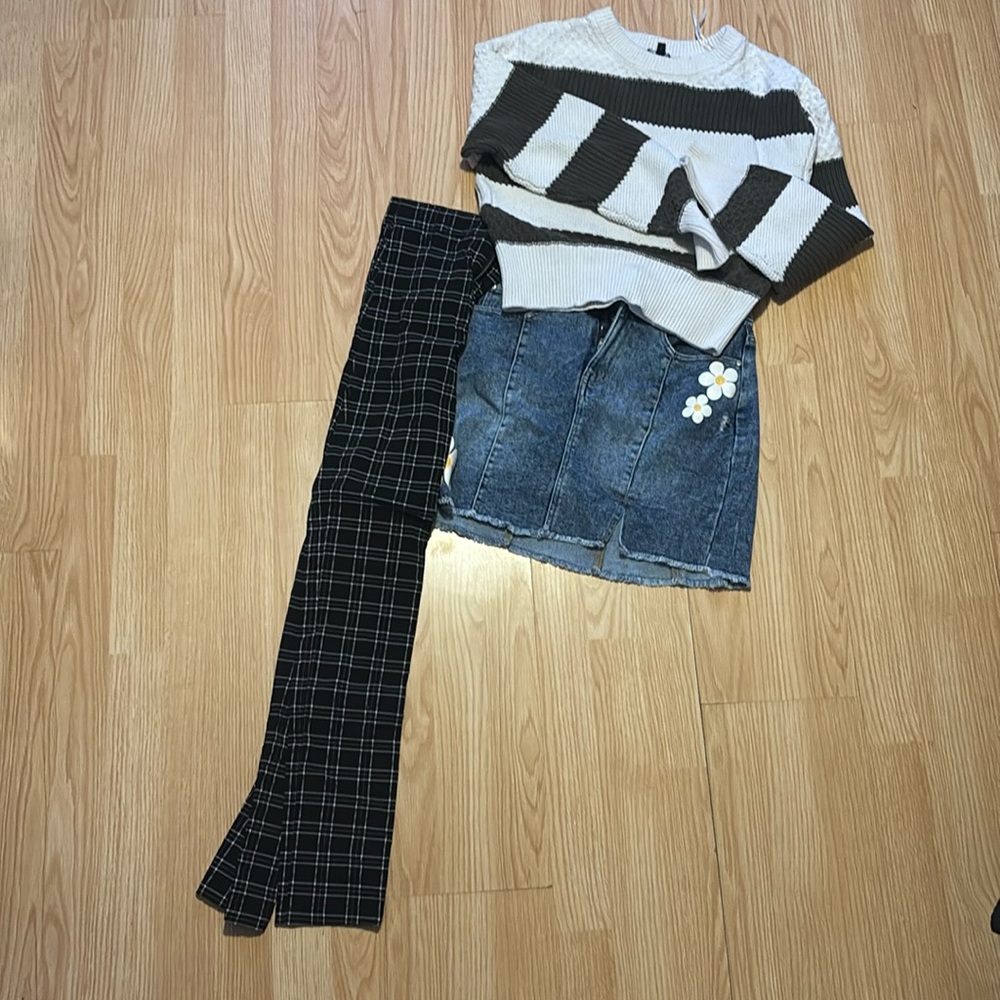 Garage pants, George sweater and nobo skirt - all size can